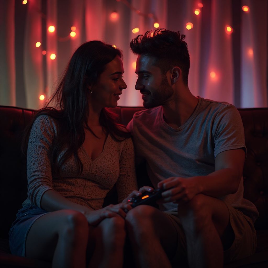 Couple on date night